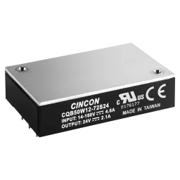 30W DC/DC-Converter, Input 14…160V, Output 5V/6A