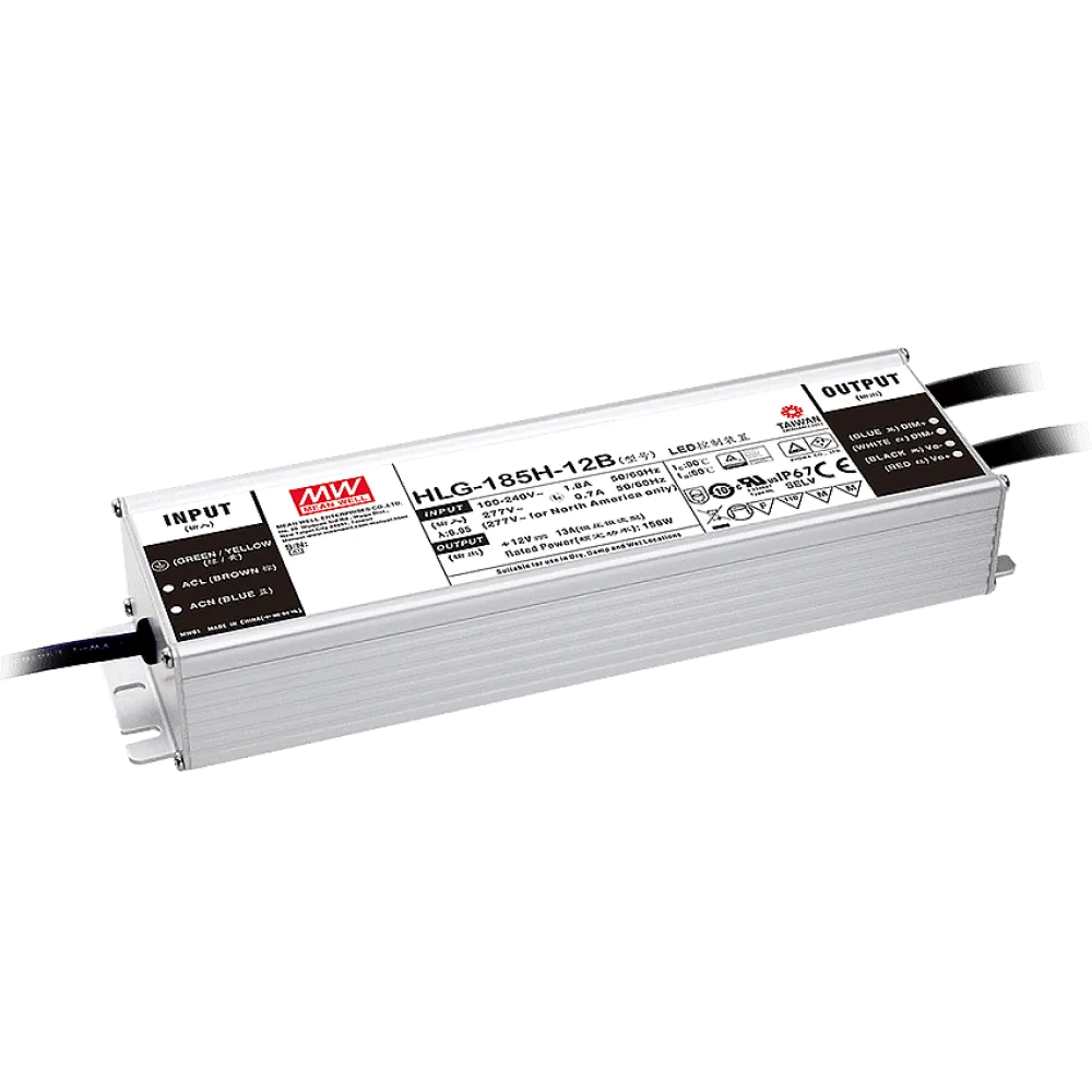 185W LED Driver CV+CC 24V/7.8A, 3in1 Dimming