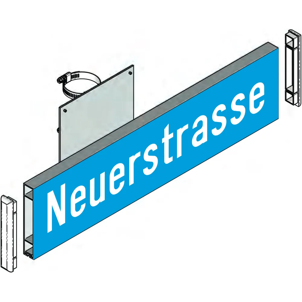 Street name sign