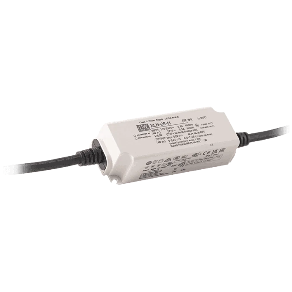 25W LED converter 300…1050mA/9V…54V, NFC