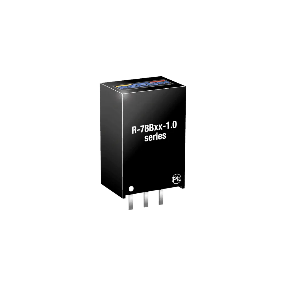 3.3W DC/DC-Converter, Input 4.75…32V, Output 3.3V/1000mA, SIP3