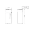 Stilo Litter Bin with Ashtray