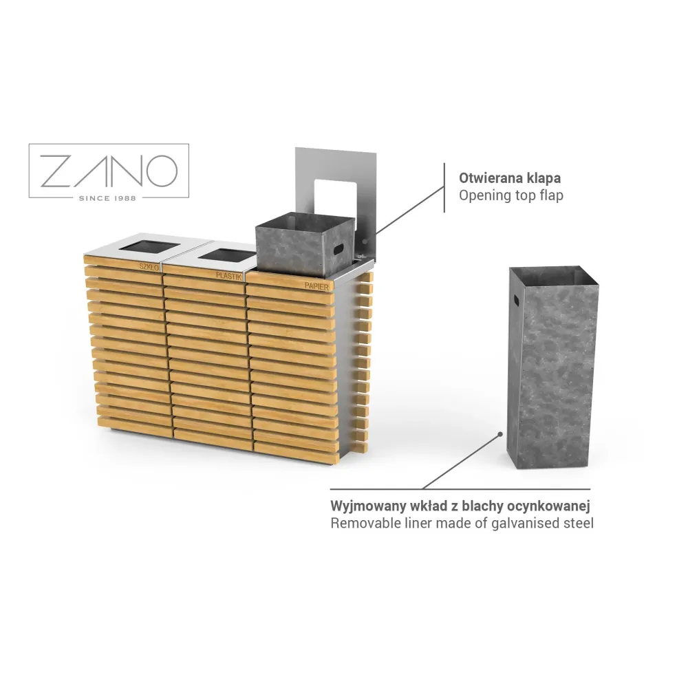 Flash recycling bin
