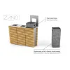 Flash recycling bin