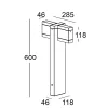 Modo Bollard 604F1/WD70BB-Small Poles - Bollard DALI Double Emission H. 600