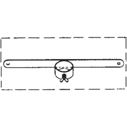 Signholder model F with clamp for 1