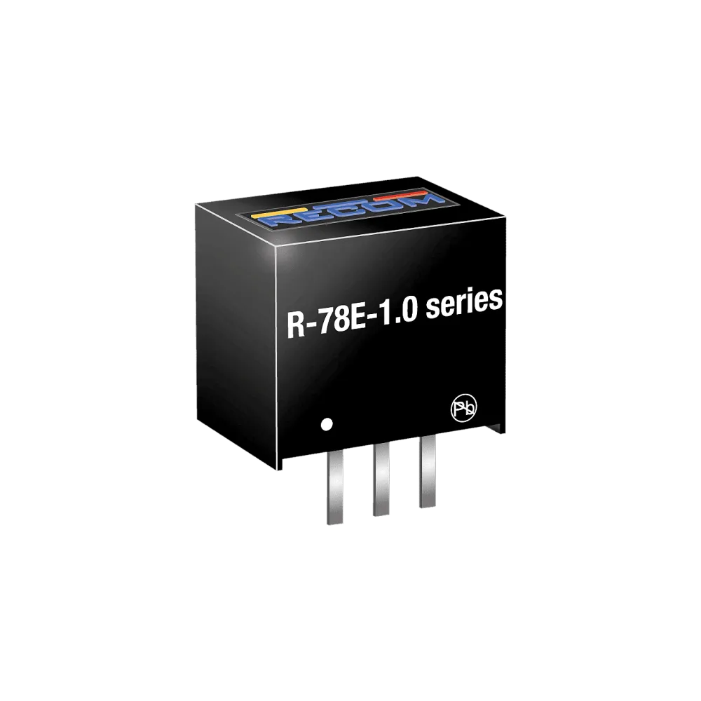 3.3W DC/DC-Converter, Input 7…28V, Output 3.3V/1000mA, SIP3