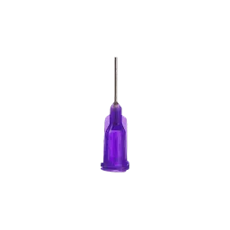 Dosing needles purple, 6.35 mm, 21 Gauge (50 pcs)