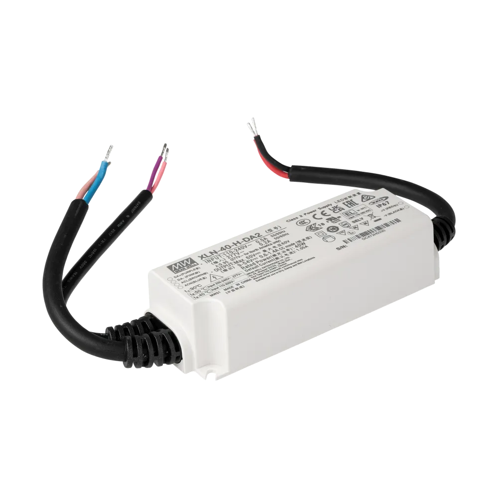 40W LED converter 600…1400mA/9V…54V, DALI2, NFC