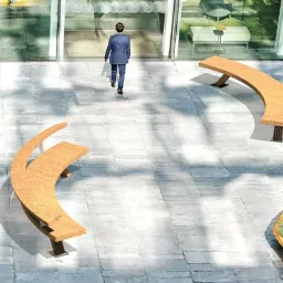 Botanic Twist Curved Bench