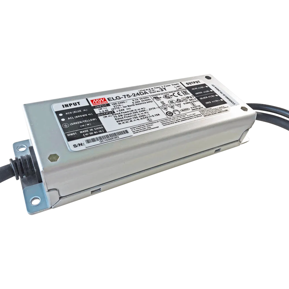 75W LED Driver CV+CC 24V/3.15A, DALI