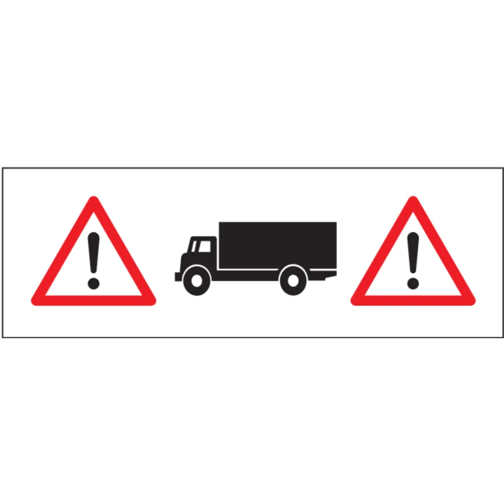Danger construction site sign