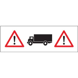 Danger construction site sign