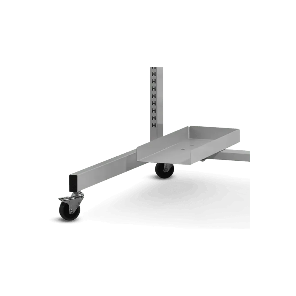 Mobile ESD stand frame with table top