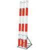 Slated stand for 3 vertical slats