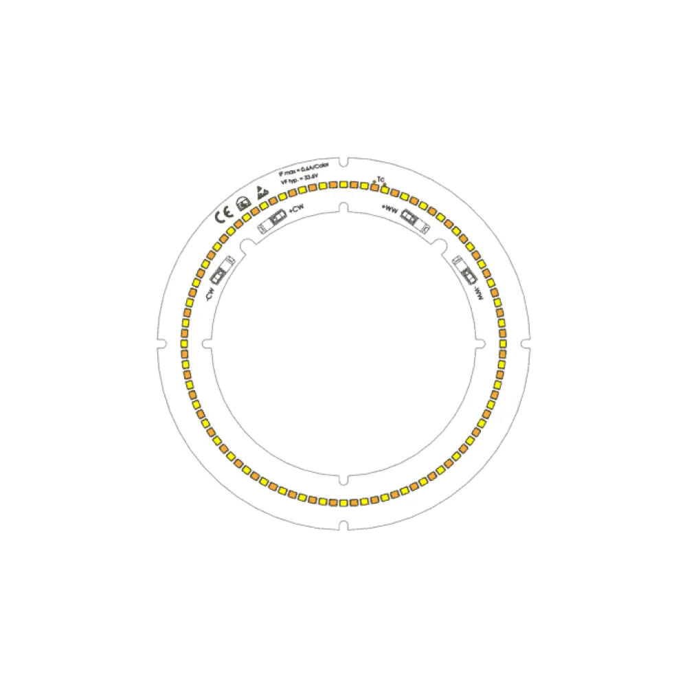 LED Module ø155/110mm / TW / 3000K & 4000K / CRI >90 / 96LED