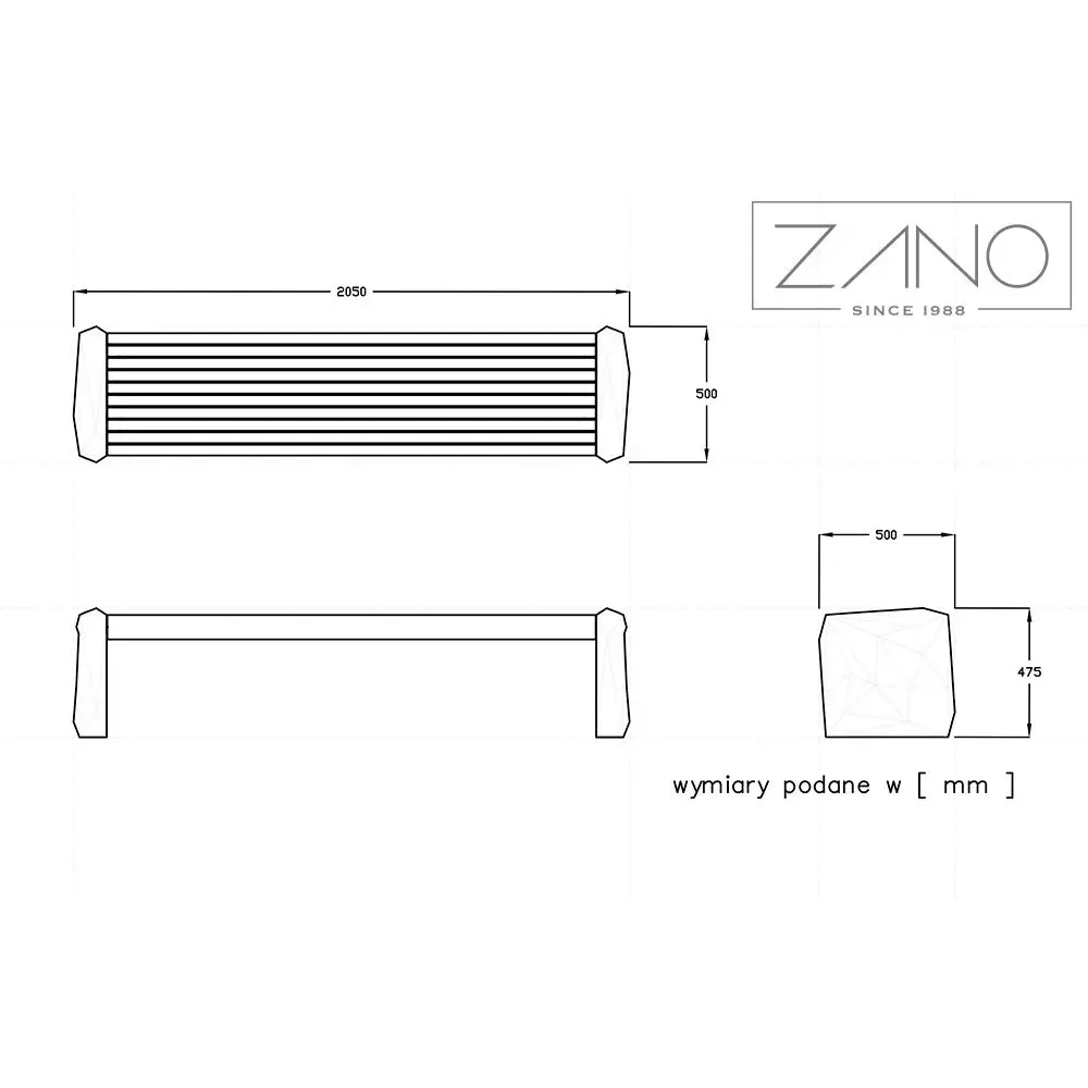 Trigono Bench
