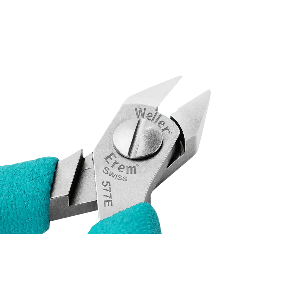 Diagonal cutters, beveled head