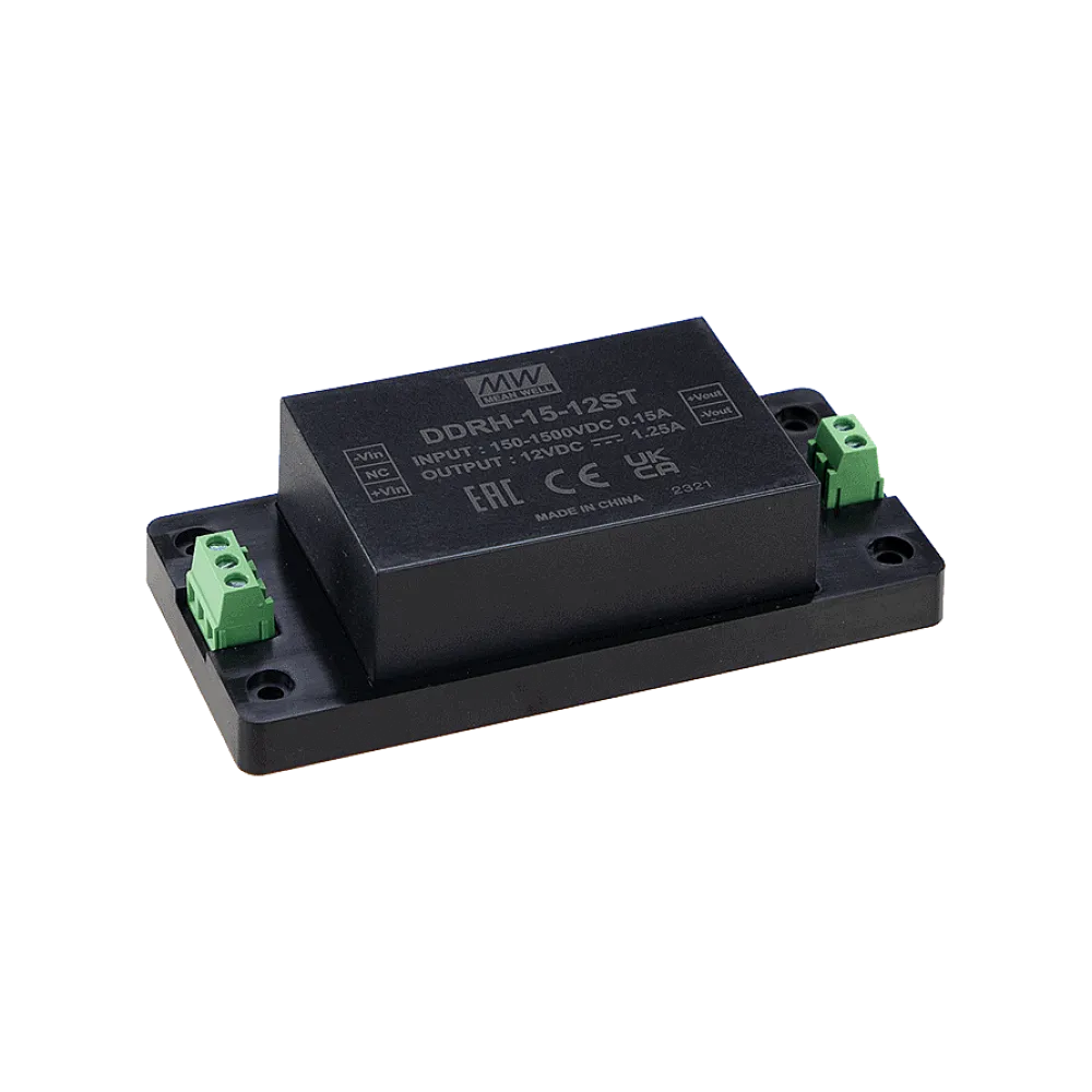 15W DC/DC-Converter, Input 150…1500Vdc, Output 24V/0.625A