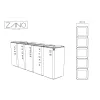 Stilo Recycling Bin