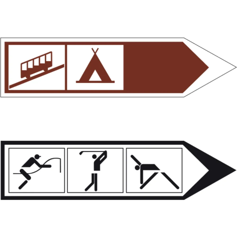 Signposts for pedestrians