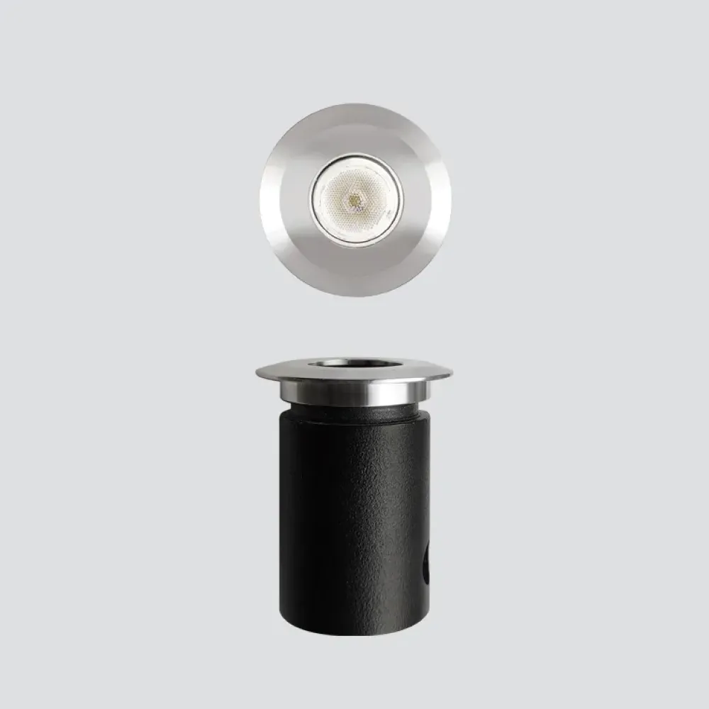 Rim 45 - Recessed with steel ring nut Ø45 - Remote driver 24Vdc