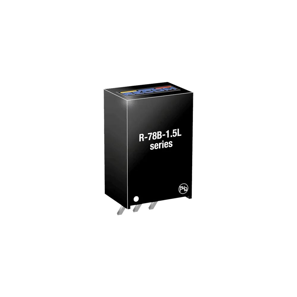 4.95W DC/DC-Converter, Input 4.75…18V, Output 3.3V/1500mA, SIP3