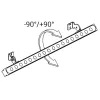Matrix Mini Floodlight 2813P/WPRCWB-Floodlights - Floodlight with Lens L. 1030 - Remote driver 24Vdc