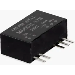 2W DC/DC-Converter, Input 10.8…13.2V, Output +/-15V / +/-0.67A