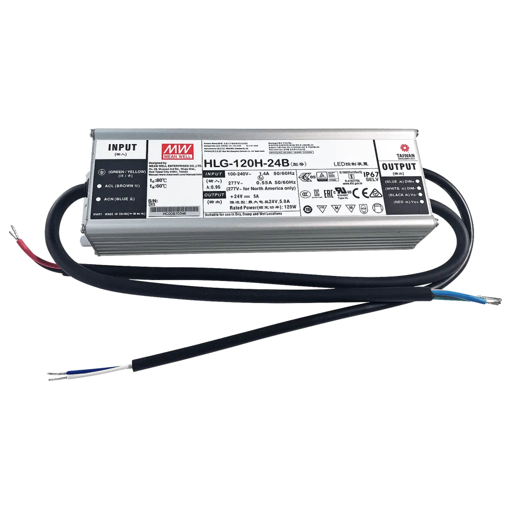 120W LED Driver CV+CC 54V/2.3A, 3in1 Dimming