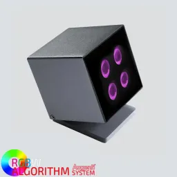 RGBW Kubo12-B 2112W/RCRC.SW-RGBW - Adjustable Floodlight RGBW - Remote driver 24Vdc