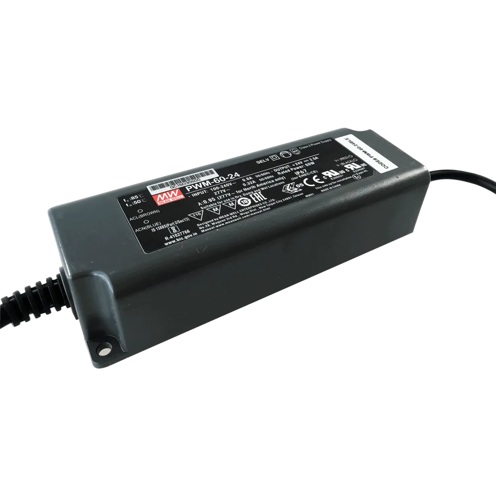 60W LED Driver with PWM Output 24V/2.5A, CASAMBI