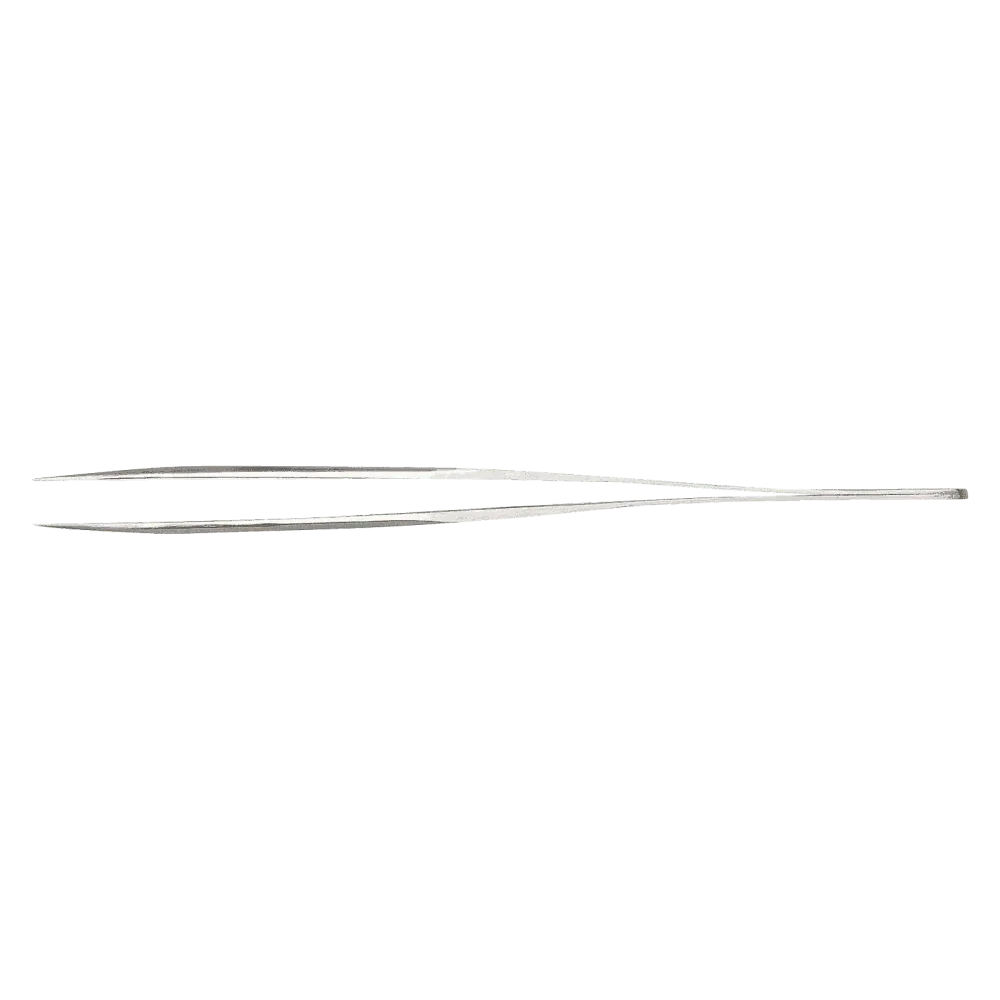 Precision tweezers with fine but robust tips for standard applications