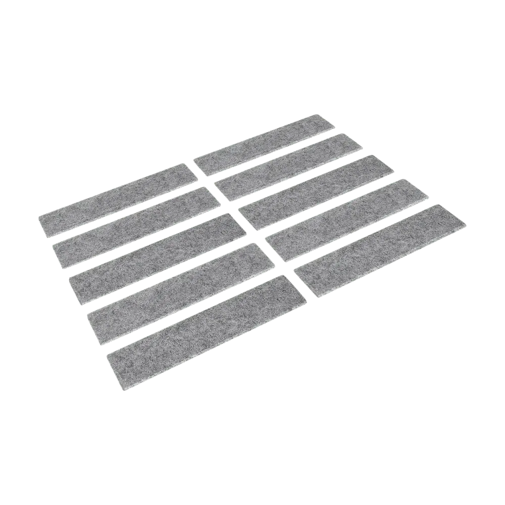 Self-adhesive felt strips 150 x 25 x 3.5 mm (PU10)
