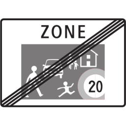 2.59.6 End of the pedestrian zone