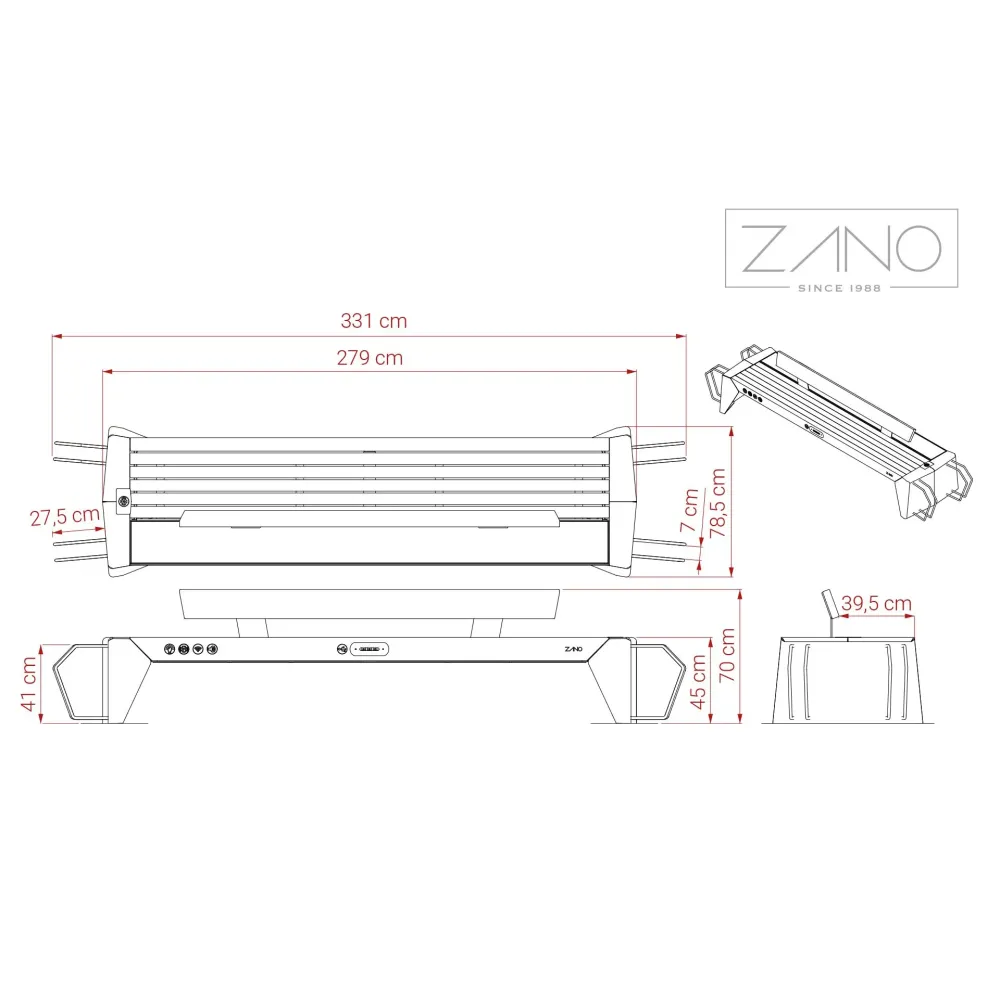 Photon solar bench