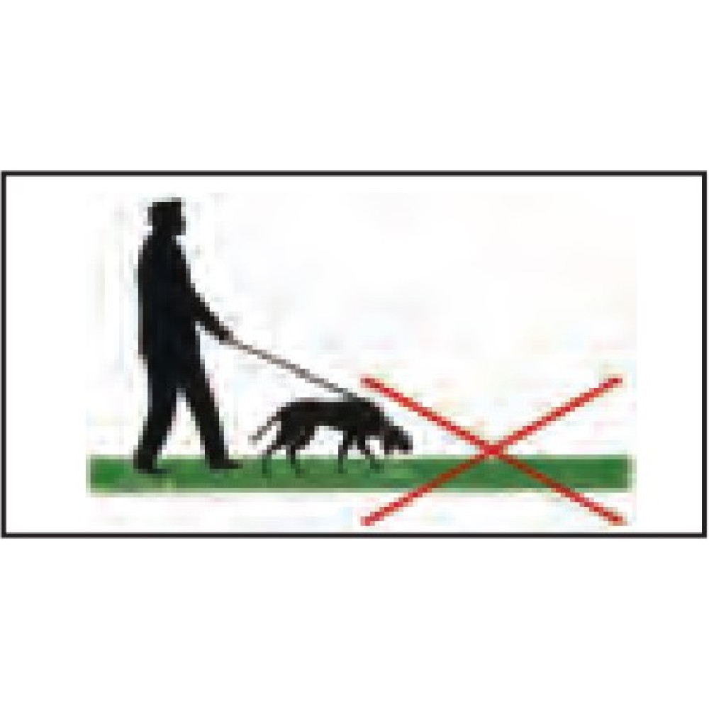 Prohibition against walking the dog on the lawn