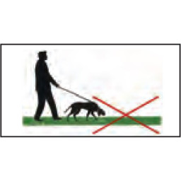 Prohibition against walking the dog on the lawn