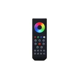Wireless remote control, RGBW, black, 8 zones