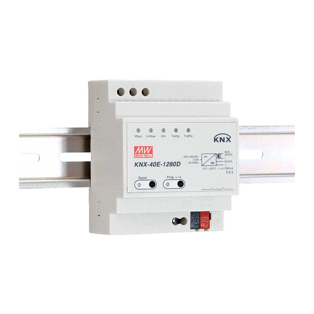KNX Power Supply 30V/1280mA with diagnostic function