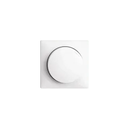 Flush-mounted installation set EDIZIOdue for rotary dimmer white