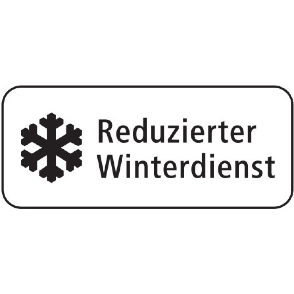 Reduced winter service