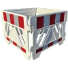 Plastic pit barrier
