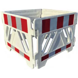 Plastic pit barrier