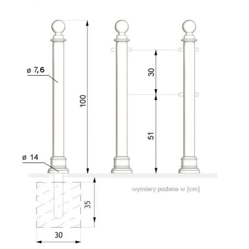 Castello Bollard