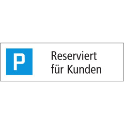 Parking reserved for customers
