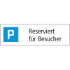 Parking reserved for visitors