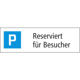 Parking reserved for visitors