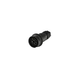 Mini circular connector THB408, plug, 5P, screw, D7-13.5, IP68/IP69