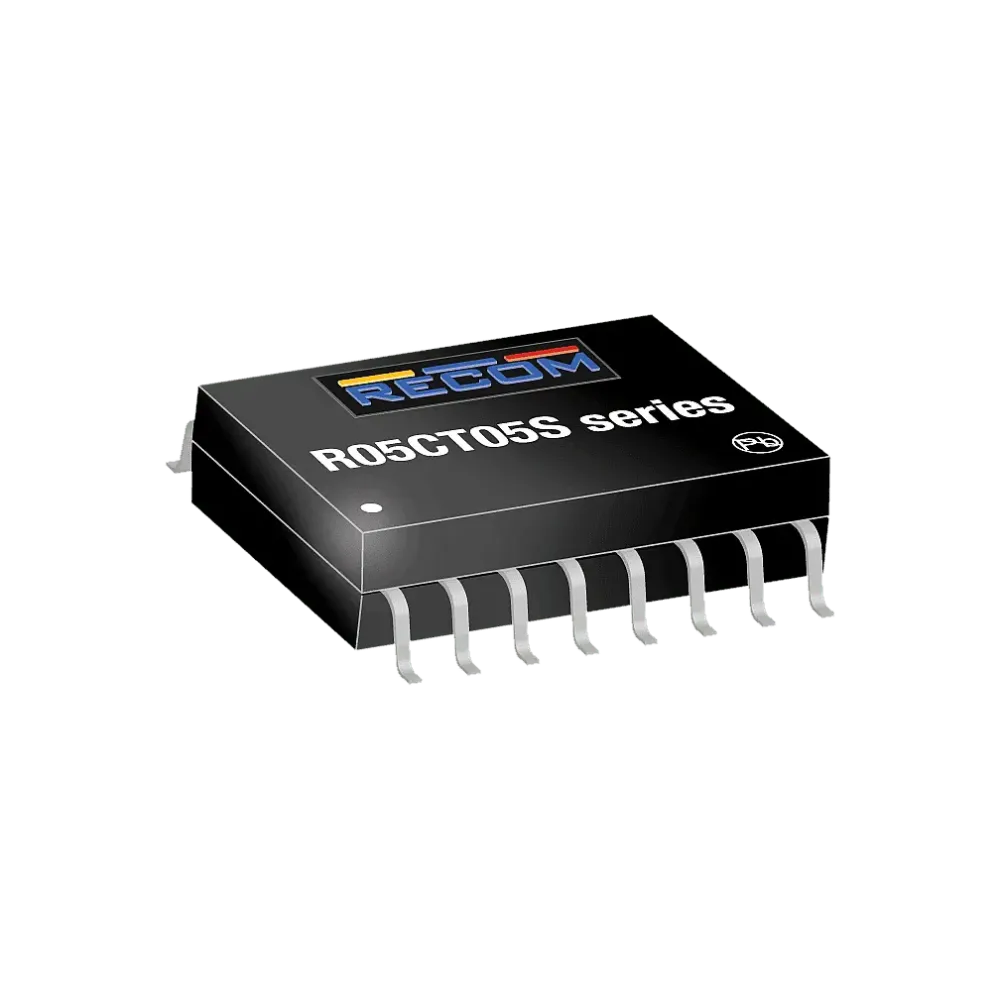 0.5W medical DC/DC converter, input 4.5...5.5V, output 5V/100mA, SMD